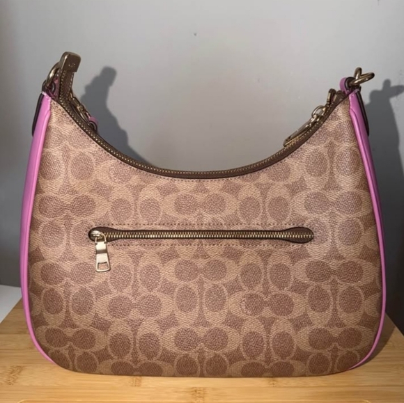 Coach Laurel Signatute Print Shoulder Bag - Picture 2 of 5